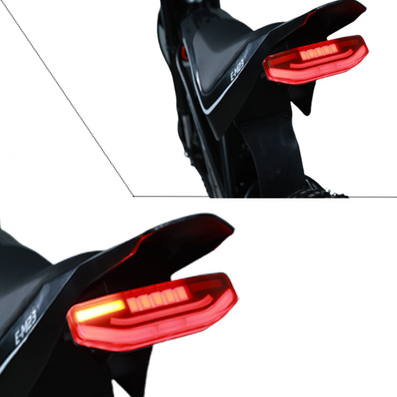 EM23 DIRT BIKE integrate tail light with turn signal and brake functions