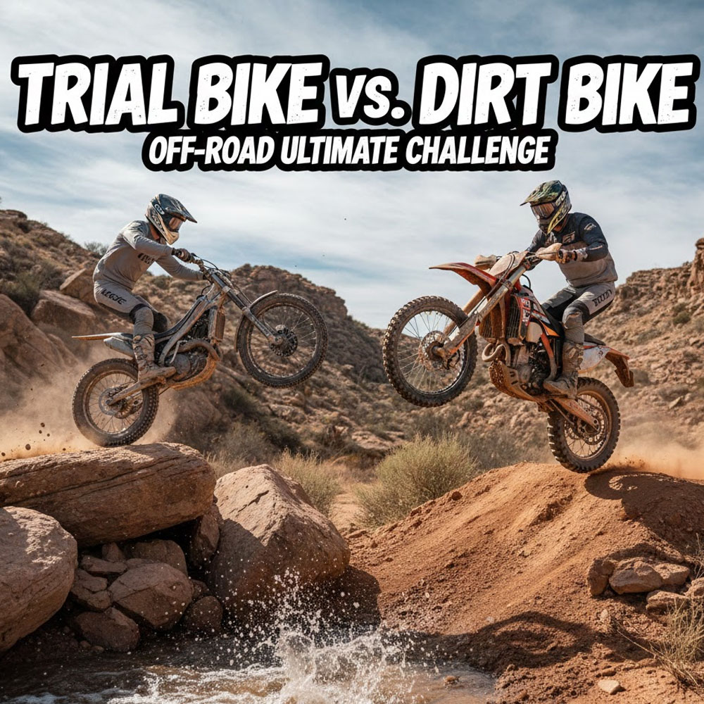 Trial Bike vs Dirt Bike