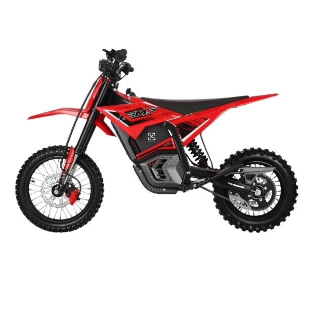 our red em-5 electric dirt bike