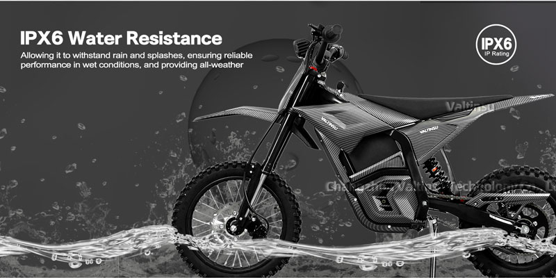 E Dirt Bike Waterproof Durability & Design