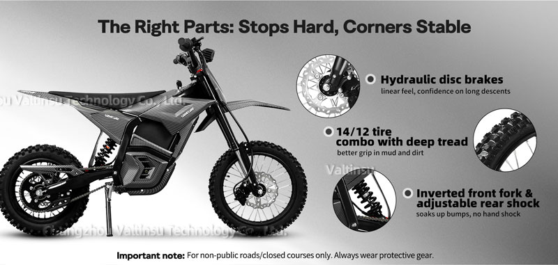 EM-5 dirt bike Hydraulic Suspension System