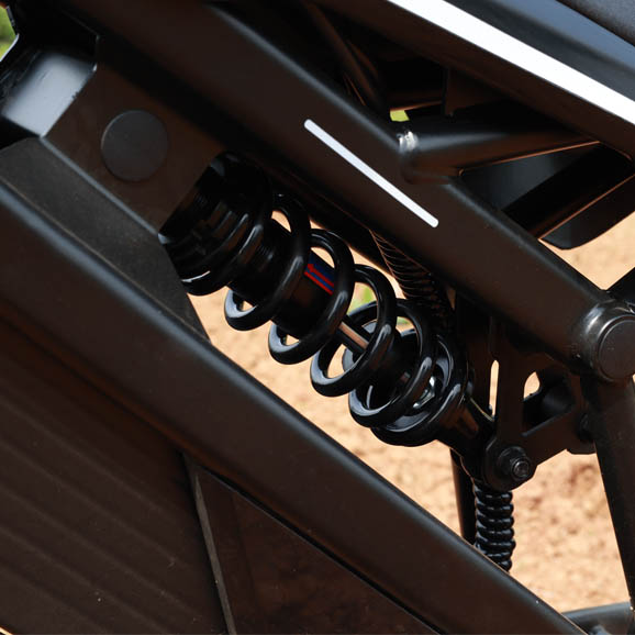 dirt bike suspension detail image