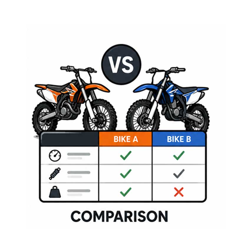 Comparison-electric-dirt-bike